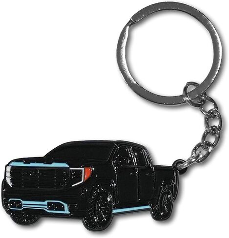 Compatible with GMC Sierra Keychain, Stainless Steel Keychain Decoration for GMC Sierra Accessories in Saudi Arabia