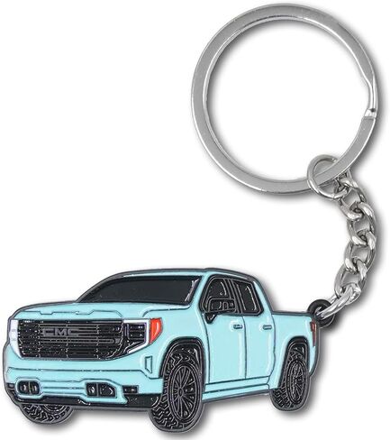 Compatible with GMC Sierra Keychain, Stainless Steel Keychain Decoration for GMC Sierra Accessories in Saudi Arabia