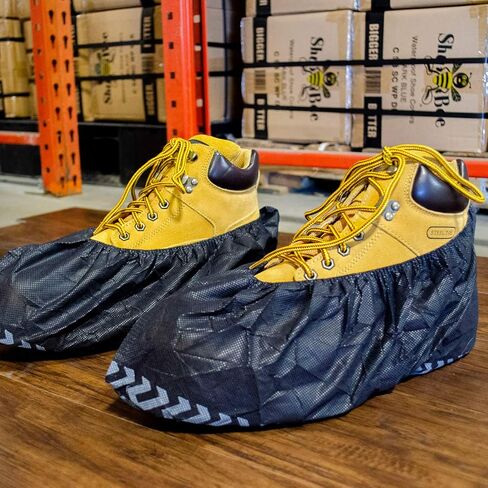 Original Disposable, Extra-Large Boot and Shoe Covers, Thicker & Stronger, Durable Protection for Floors - 50 Pairs in Saudi Arabia