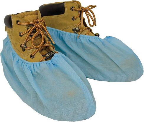 Original Disposable, Extra-Large Boot and Shoe Covers, Thicker & Stronger, Durable Protection for Floors - 50 Pairs in Saudi Arabia