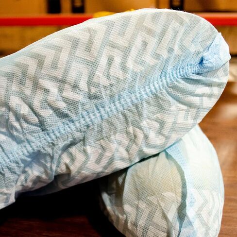 Original Disposable, Extra-Large Boot and Shoe Covers, Thicker & Stronger, Durable Protection for Floors - 50 Pairs in Saudi Arabia