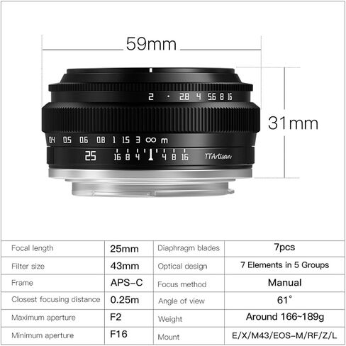 TTArtisan Titanium 27mm F/2.8 AF Auto Focus Lens for FX Mount Mirrorless Camera X-A1 Z-A10 X-A2 X-A3 X-A5 X-A7 X-M1 X-M2 X-H1 X-T1 X-T10 X-T2 X-T20 X-T3 X-T4 X-T100 X-T200 X-T30 X-PR01 X-PRO2 X-E1 in Saudi Arabia