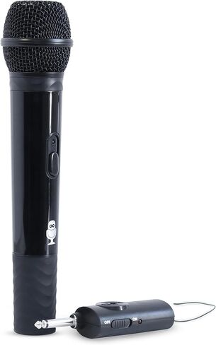 Singing Machine SMM107 Portable, Handheld, Wireless Karaoke Microphone, Black in Saudi Arabia