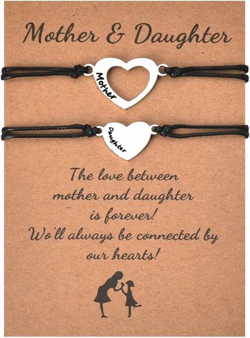 Mother Dad Mommy Matching Bracelets Gifts for Women Mom Dad Fathers Mothers Day Gifts for Father Mom Birthday Christmas Gifts in Saudi Arabia