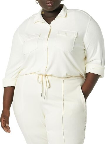 Amazon Essentials Women's Utility Shirt (Available in Plus Size) (Previously Amazon Aware), Light Green, XX-Small in Saudi Arabia