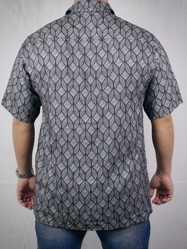 Men's Hawaiian Shirt, Soft and Comfortable Classic Pattern Print Shirts for Men, Short Sleeve Button Down Shirt in Saudi Arabia