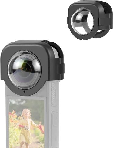 Lens Guard Protective Cover for Insta360 X3, PULUZ Optical Glass Lens Protector for insta360 x3 Accessories-Waterproof & Anti-Scratch in Saudi Arabia
