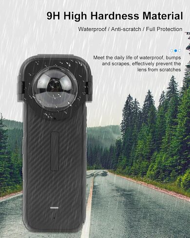 Lens Guard Protective Cover for Insta360 X3, PULUZ Optical Glass Lens Protector for insta360 x3 Accessories-Waterproof & Anti-Scratch in Saudi Arabia