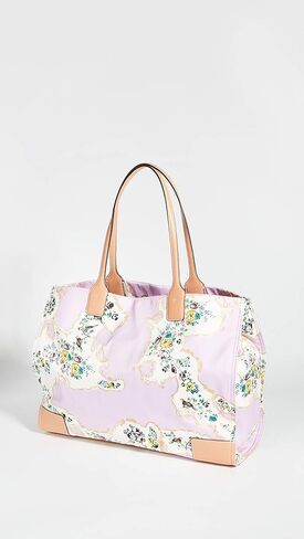 حقيبة Tory Burch النسائية Ella الحاصلة على براءة اختراع، سوداء، مقاس واحد in Kuwait