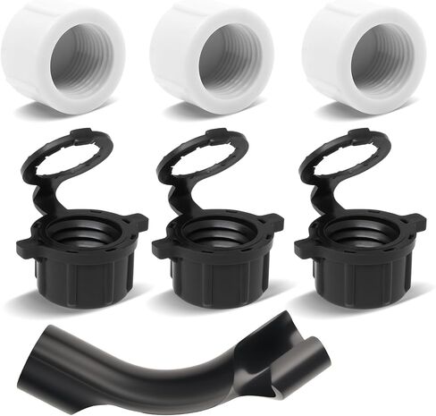 3 PCS Racing Fuel Bugk Hose Cap مع 1 PPCS خرطوم Bender ، 3 أجهزة كمبيوتر Fug Jug Vent Cap متوافق مع VP Racing/EGS/Scribner 5.5 جالون ، مجموعة استبدال الغبار الثقيلة. in Kuwait