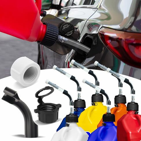 3 PCS Racing Fuel Bugk Hose Cap مع 1 PPCS خرطوم Bender ، 3 أجهزة كمبيوتر Fug Jug Vent Cap متوافق مع VP Racing/EGS/Scribner 5.5 جالون ، مجموعة استبدال الغبار الثقيلة. in Kuwait