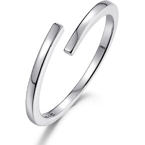 14K Gold Gold Women's Open Twist Band | خاتم لفائف رنين التفاف بافي
