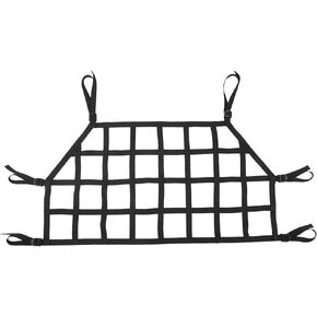 Linskip Roll Bar Cargo Net لـ 4Door Ford Bronco & Bronco Raptor 2021-2025 ، يحتوي بأمان على Net Dog and Gear ، شبكة شحن النافذة الخلفية لإكسسوارات Bronco (أسود)