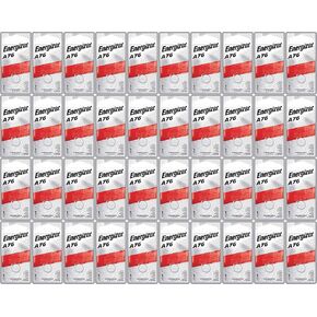 40x Energizer Watch/Electronic ، A76/LR44 (A76BP) 40 حزمة حزمة !! Energizer LR44 1.5V Button Button Cell Butter 10 (استبدال: LR44 ، CR44 ، SR44 ، 357 ، SR44W ، AG13 ، G13 ، A76 ، A-76 ، PX76 ، 675 ، 1166A ، LR44H ، V13GA ، GP76A ، L1154 ، RW82B ، RW46 ، S