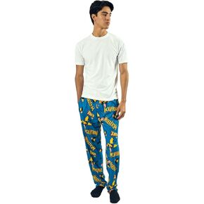 X-Men Wolverine All-Over Print Men's Blue Sleep Pants