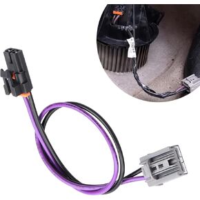 Blower Connection Harness, Fan Motor Connector Cable, Automotive Heater Part #22957044, Compatible with Chevrolet Cadillac (Purple)