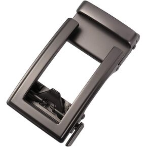 Buckle Buckle Ratchet Men's Ratchet 36 مم استبدال حزام زحام انزلاقي أوتوماتيكي للحزام الجلدي ، يتناسب مع 34-36 مم (Matt Gun Black 2)