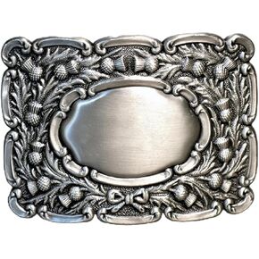 Pipers kilt Belt Boxle - نحاس خالي من الصدأ مع تصميم الشوك الأيقوني