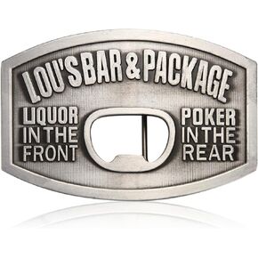 Beer Bottle Opener Belt Buckle, Western Belt Buckle for Men, Vintage Cowboy Bottle Opener Belt Buckle for Women