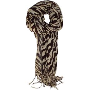Ted and Jack Zebra Print Pashmina Scarf