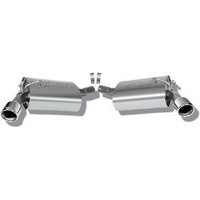 Borla 11776 Axle-Back Performance System for 2010-2013 Chevrolet Camaro 3.6L V6 Automatic/Manual Transmission Coupe/Convertible. لا يناسب 2013 RS مع العادم رباعي التقدم (وضع مزدوج).
