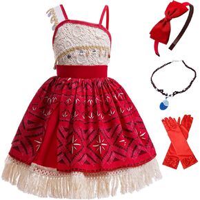 Girls Princess Costume, Perfect for 3-10 Years Old, Multi-Occasion Dress for Birthdays, Halloween, Theme Parties