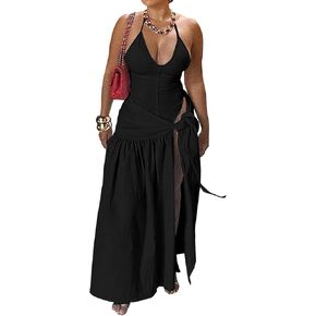 Womens Beach Swimsuit Cover Ups 2 Piece Maxi Skirt Sets Summer Bodysuit Tops Sarong Coverup Wraps Vacation Outfits