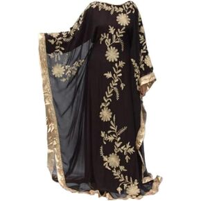 Kaftans for Women Embroidery Dubai Kaftan Moroccan Abaya Farasha Long Gown Full Length Dress by MZ_Creation