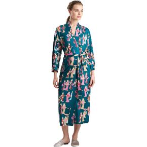 N Natori Womens Geisha - Cozy Knit Robe Length 49"
