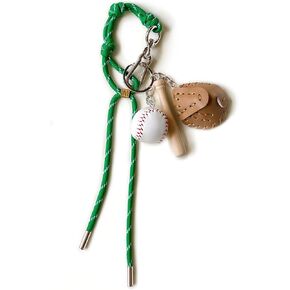 Baseball & Rope Bag سحر - حقيبة يد قابلة للتعديل وسحر حقائب الظهر ، إكسسوارات محفظة لطيفة لأكياس الحمل والهدايا