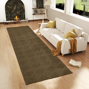 jxgzyy Runner Rug 3x10 ft, Commercial Front Door Mat, Heavy Duty Indoor Outdoor Doormat, Low Height Outdoor Mats for Entrance, Non-Slip Rubber Backing Entry Mat for High Traffic Area