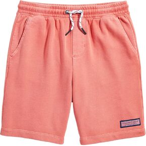 شورت Vineyard Vines Boys منسوج بالشمس، مقاس كبير، مقاس Sailors Red in Kuwait