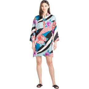 N Natori Women's Floral Tapestry Sleepshirt Length 36"