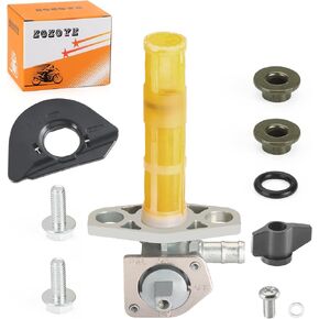 Fuel Valve Petcock & Lever & Fuel Mark Plate for Honda TRX450R TRX450ER 2008 2009 2012 2013 2014 16950-HP1-A01