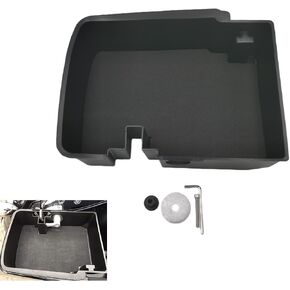 MMaintenanse Motorcycle Hard Bagger Saddlebag Tray Organizer for Harley Street Electra Road Glide Road King Ultra Limited Touring 2014-2023 (Right)