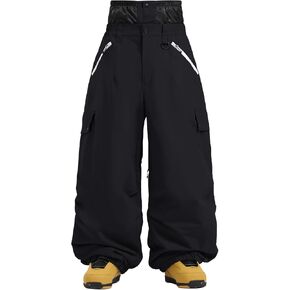 GSOU SNOW Women Men Baggy Ski Pants Cargo Snowboard Pants Snow Sport Insulated Waterproof Windproof Wear-resistant