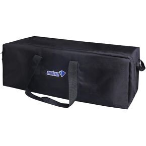 Azarxis Large Travel Luggage Duffel Bag, 55L / 100L / 150L Lightweight Foldable Bag for Luggage Gym Sports Camping Travelling Cycling Storage Shopping (Black, S - 55L)