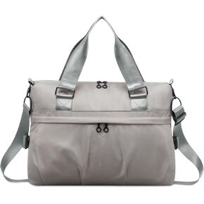 Hua Angel Women's Waterproof Sports Duffle Bag - حقيبة صالة ألعاب رياضية كبيرة من أجل عمل اليوغا للياقة البدنية في السفر وعطلة نهاية الأسبوع