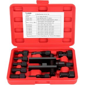 Bearing Puller Kit, 10 Pcs Blind Hole Bearing Puller Set, 8-25 mm/0.31-0.98 inch Motorcycle Wheel Inner Bearing Puller Tool Set