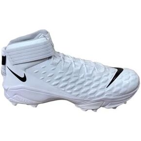 Nike Force Savage Pro 2 Shark Men's Football Cleats White Black BV5448-101 Size 16