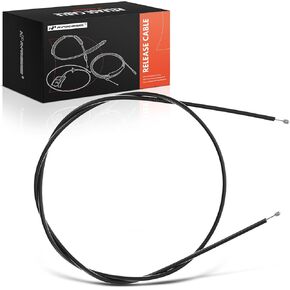 A-Premium Front Latch Latch Cable بدون مقبض متوافق مع Volvo C70 1998-2004 ، S70 1998-2000 ، V70 1998-2000 ، 47.4 Inch ، استبدل# 9152942