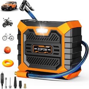 Tire Inflator Portable Air Compressor DC 12V Air Compressor Portable with Digital Pressure Gauge Air Pump for Car Tires - Car Accessories Bike, Ball, Motor
