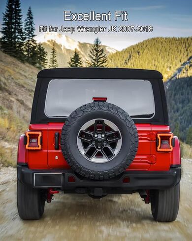 Spare Tire Carrier Bumper Fit for Jeep Wrangler JK 2007-2018 Replace 55395993AB, Tire Rubber Stop in Saudi Arabia