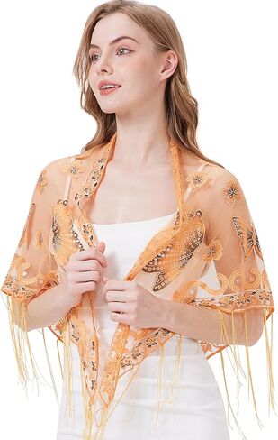 Summer Lace Shawl Wraps For Women Evening Dresses Black Pashmina Chiffon Scarf in Kuwait
