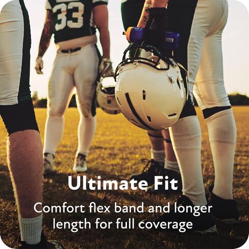 Sof Sole Football Over-the-Calf Team Athletic Performance Youth Socks (2 Pair), Child 13-Youth 4, Black in Saudi Arabia