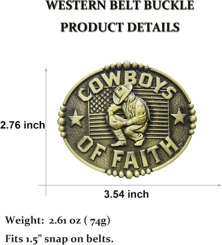 Western Belt Buckles for Men Women, Vintage Rodeo Praying Cowboy Cowgirl Faith Cross Belt Buckle in Saudi Arabia