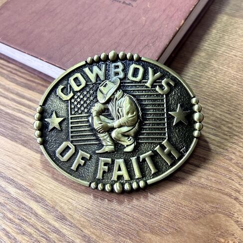 Western Belt Buckles for Men Women, Vintage Rodeo Praying Cowboy Cowgirl Faith Cross Belt Buckle in Saudi Arabia