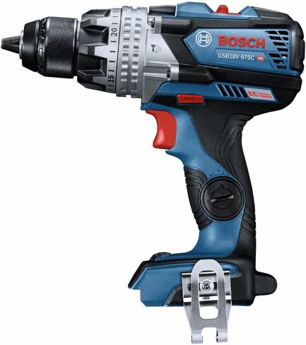 BOSCH GSB18V-975CB25 18V Brushless Connected-Ready 1/2 In. Hammer Drill/Driver Kit with (2) CORE18V® 4 Ah Advanced Power Batteries in Kuwait