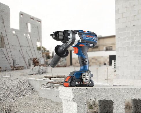 BOSCH GSB18V-975CB25 18V Brushless Connected-Ready 1/2 In. Hammer Drill/Driver Kit with (2) CORE18V® 4 Ah Advanced Power Batteries in Kuwait