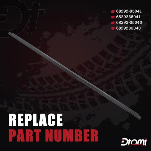 Door Tailgate Glass Belt Molding Weather Strip Compatible with Toyota Vehicle 4Runner 2009-2023 Replace# 68292-35041 6829235040 in Saudi Arabia